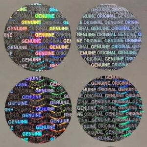 Round Hologram Sticker