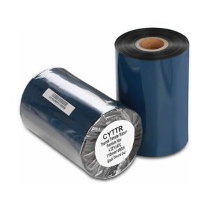 Black Resin Barcode Ribbon Roll