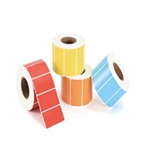 Colored Sticker Label Roll